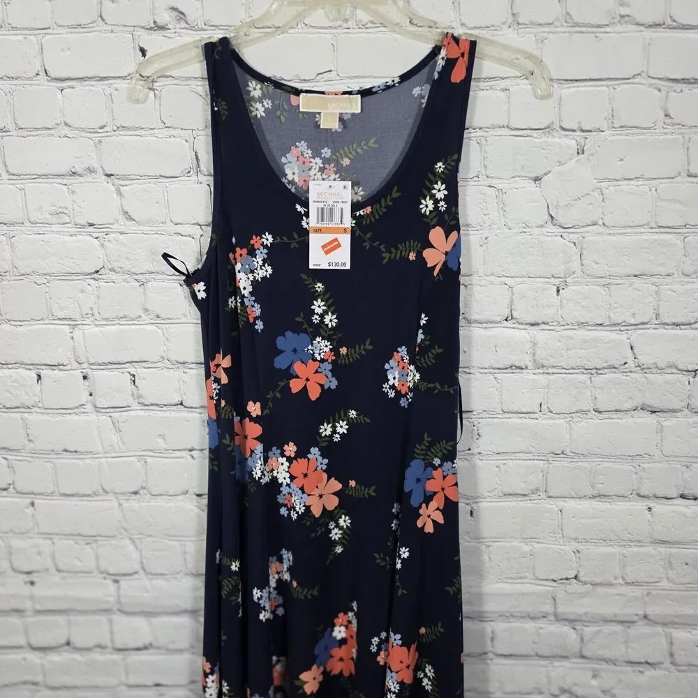 Michael Michael Kors Floral-Print Slip Dress, Size Medium - Picture 1 of 10